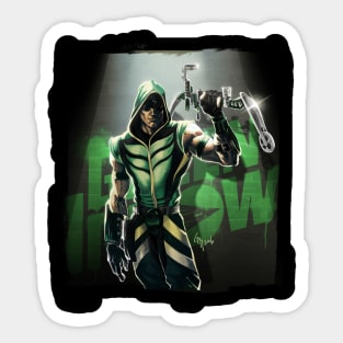 Emerald Archer Sticker